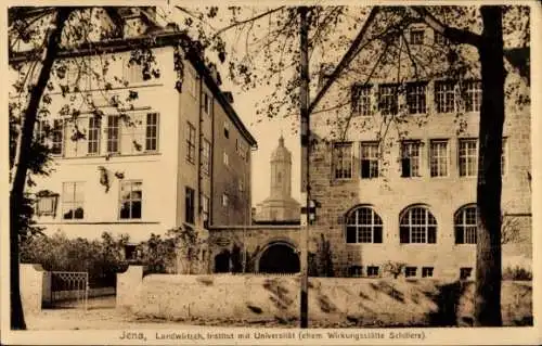 Ak Jena in Thüringen, Landwirtschaftliches Institut, Universität