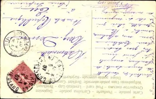 Künstler Ak Klein, C., Glückwunsch Neujahr, Mohn