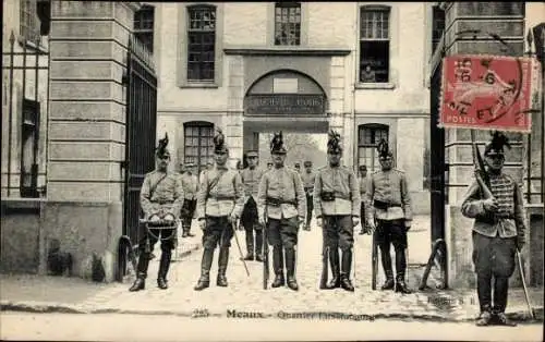 Ak Meaux Seine-et-Marne,  Quartier Luxemburg, 16. Juni 1911