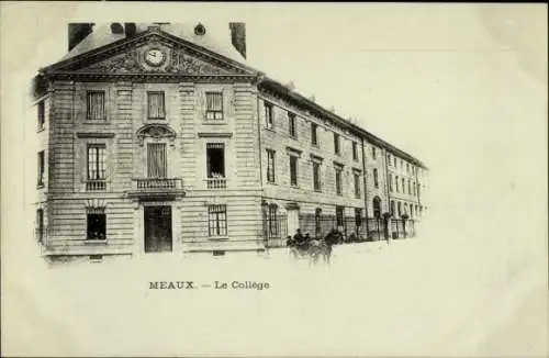 Ak Meaux Seine-et-Marne, Le College