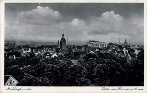 Ak Recklinghausen im Ruhrgebiet, Gesamtansicht