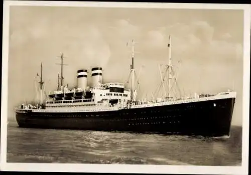 Ak Schnelldampfer Hansa, HAPAG, Fotograf Hans Hartz