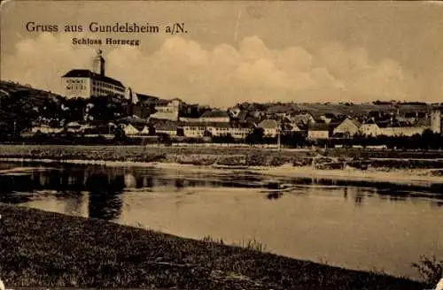 Ak Gundelsheim am Neckar Württemberg,  Schloss Horneck