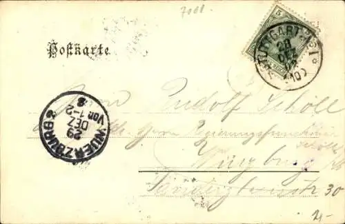 Ak Stuttgart in Württemberg, Anlagensee