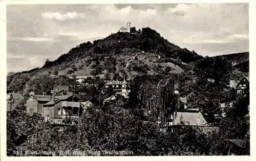 Ak Bad Blankenburg in Thüringen, Burg Greifenstein