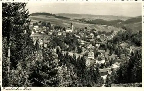 Ak Wurzbach in Thüringen, Gesamtansicht