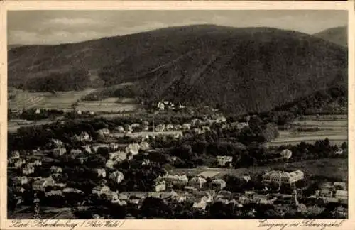 Ak Bad Blankenburg in Thüringen, Blick vom Thiri auf Bad Blankenburg