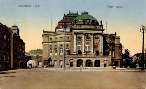 Ak Chemnitz in Sachsen, Chemnitz i. Sa., Opernhaus