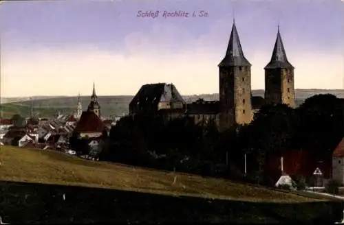 Ak Rochlitz an der Mulde Sachsen, Schloss