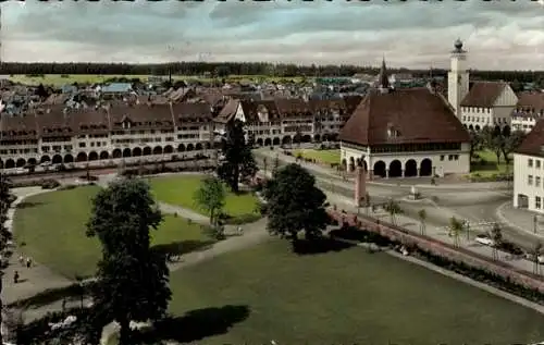 Ak Freudenstadt im Schwarzwald, Partie auf dem Markt