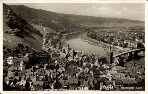 Ak Bernkastel Kues an der Mosel, Gesamtansicht