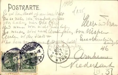 Ak Frankfurt am Main, Gutenberg Denkmal