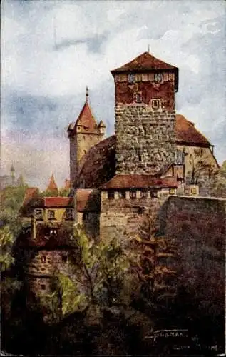 Ak Nürnberg in Mittelfranken, Fünfeckiger Turm