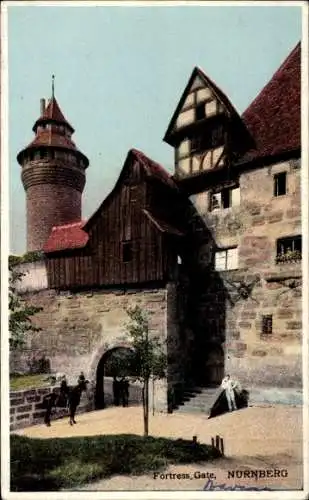 Ak Nürnberg in Mittelfranken, Fortress Gate