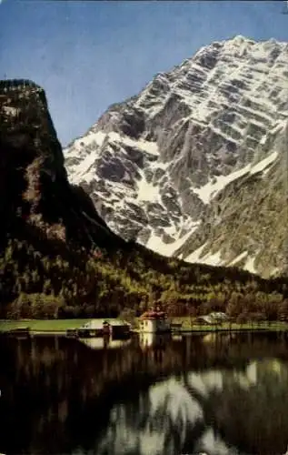 Ak Sankt Bartholomä Schönau am Königssee, Watzmann