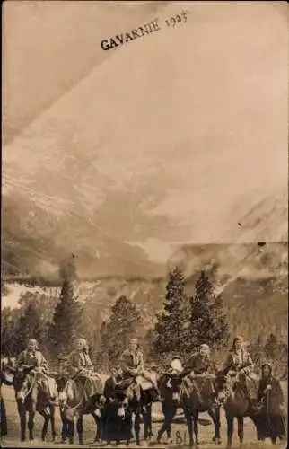 Ak Gavarnie Hautes Pyrénées, Dorfbewohner, Tracht