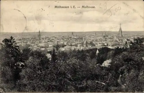 Ak Mulhouse Mülhausen Elsass Haut Rhin, Gesamtansicht