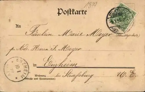 Ak Metz Moselle, Todtenbrücke