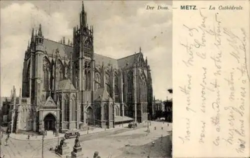 Ak Metz Moselle, Kathedrale