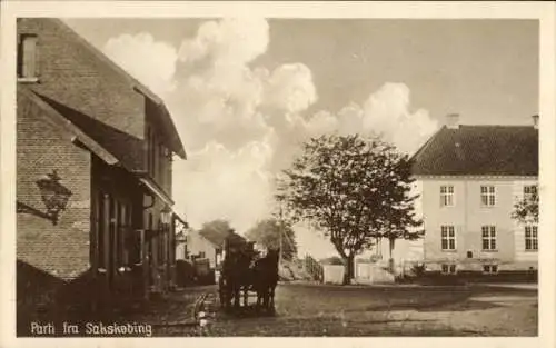 Ak Saxkjøbing Sakskøbing Dänemark, Ortsansicht