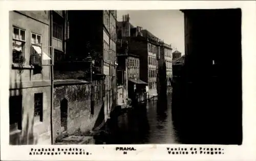 Ak Praha Prag Tschechien,  Venedig von Prag, Alt-Prag, Tschechoslowakei