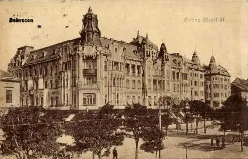 Ak Debreczen Debrecen Debrezin Ungarn, Ferenc Josef Platz