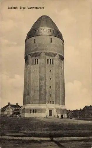 Ak Malmö Schweden, Wasserturm