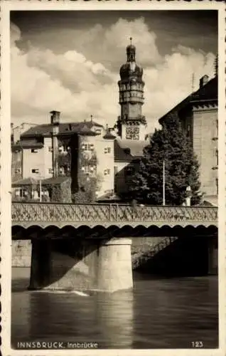 Ak Innsbruck Tirol, Innbrücke