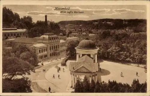 Ak Mariánské Lázně Marienbad Region Karlsbad, Blick auf's Kurhaus