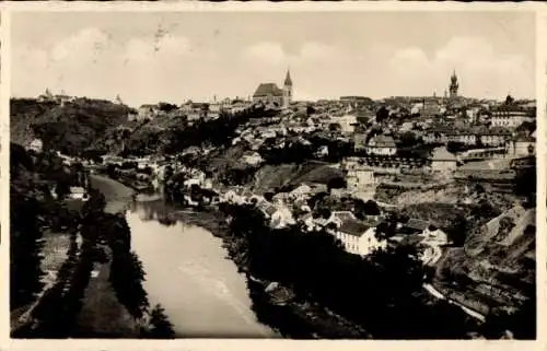 Ak Znojmo Znaim Südmähren, Niederdonau, Panorama