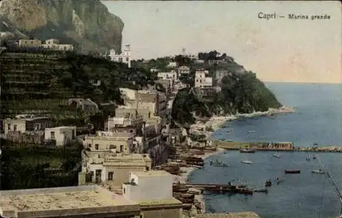 Ak Capri Neapel Campania, Marina grande