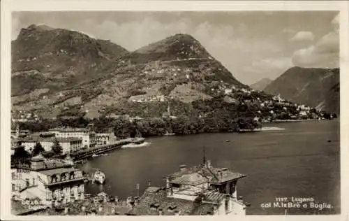 Ak Lago di Lugano Kanton Tessin, Ort mit Umgebung