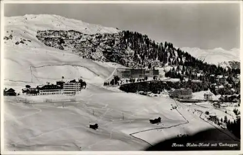 Ak Arosa Kanton Graubünden Schweiz, Kulm Hotel mit Tschuggen