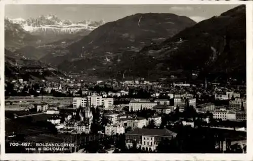 Ak Gries Bozen Bolzano Südtirol, Panorama, Dolomiten