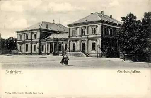 Ak Tschernjachowsk Insterburg Ostpreußen, Gesellschaftshaus, Verlag Cibulinski's Nachf,  zwei ...