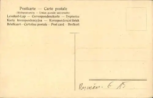 Ak București Bukarest Rumänien, Bukarester Liedertafel, Durch's Lied zur Tat