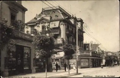 Ak Montreux Kanton Waadt Schweiz, Avenue du Kursaal