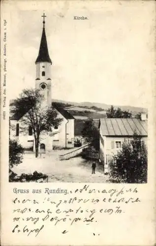 Ak Runding in der Oberpfalz, Kirche