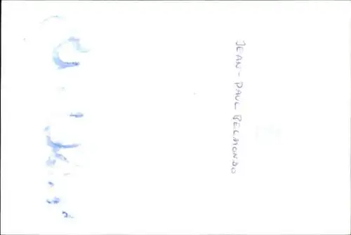 Ak Schauspieler Jean-Paul Belmondo, Portrait, Autogramm