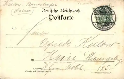 Ak Chłopy Bauerhufen Pommern, Dünen, Strandleben