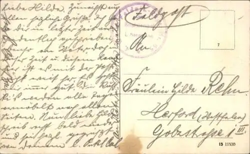 Ak Poznań Posen, An der Theaterbrücke, Straßenbahn