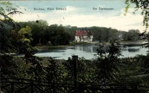 Ak Buckow in der Märkischen Schweiz, Am Tornowsee