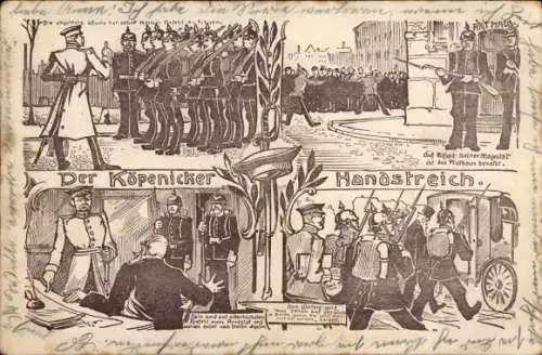 Ak Berlin Köpenick, Der Köpenicker Handstreich, Hauptmann von Köpenick