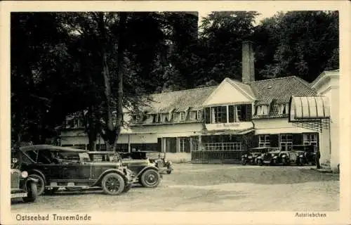 Ak Ostseebad Travemünde Lübeck, Autoliebchen, Automobile