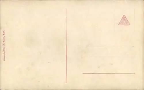 Künstler Ak Seeschlacht 1915, SMS Seydlitz, Derfflinger, Moltke, Blücher, Marineluftschiff