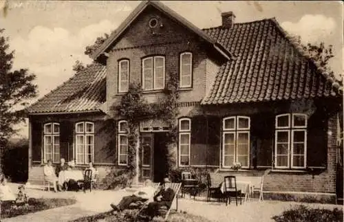 Ak Ostseebad Travemünde Lübeck, Privat-Pension A. Dennecke, Greversdorferweg 93