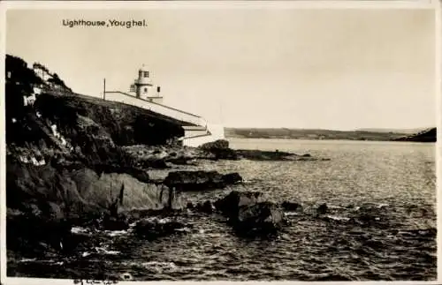 Ak Youghal Co. Cork Irland, Leuchtturm