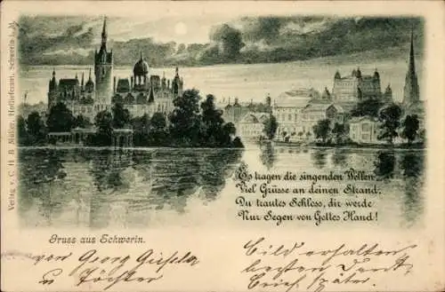Ak Schwerin in Mecklenburg, Schloss