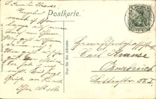 Ak Burgdorf in der Region Hannover, Auepartie