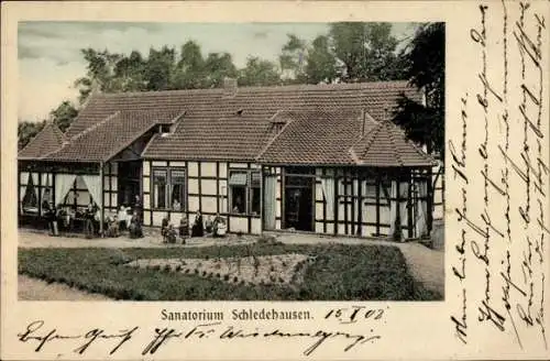 Ak Schledehausen Bissendorf in Niedersachsen, Sanatorium